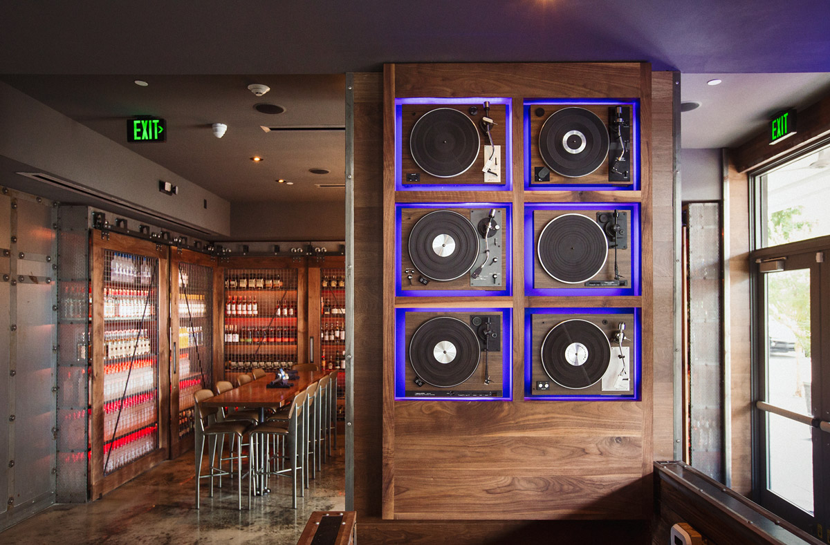 Turntable Wall Installation designed by DUOFAB