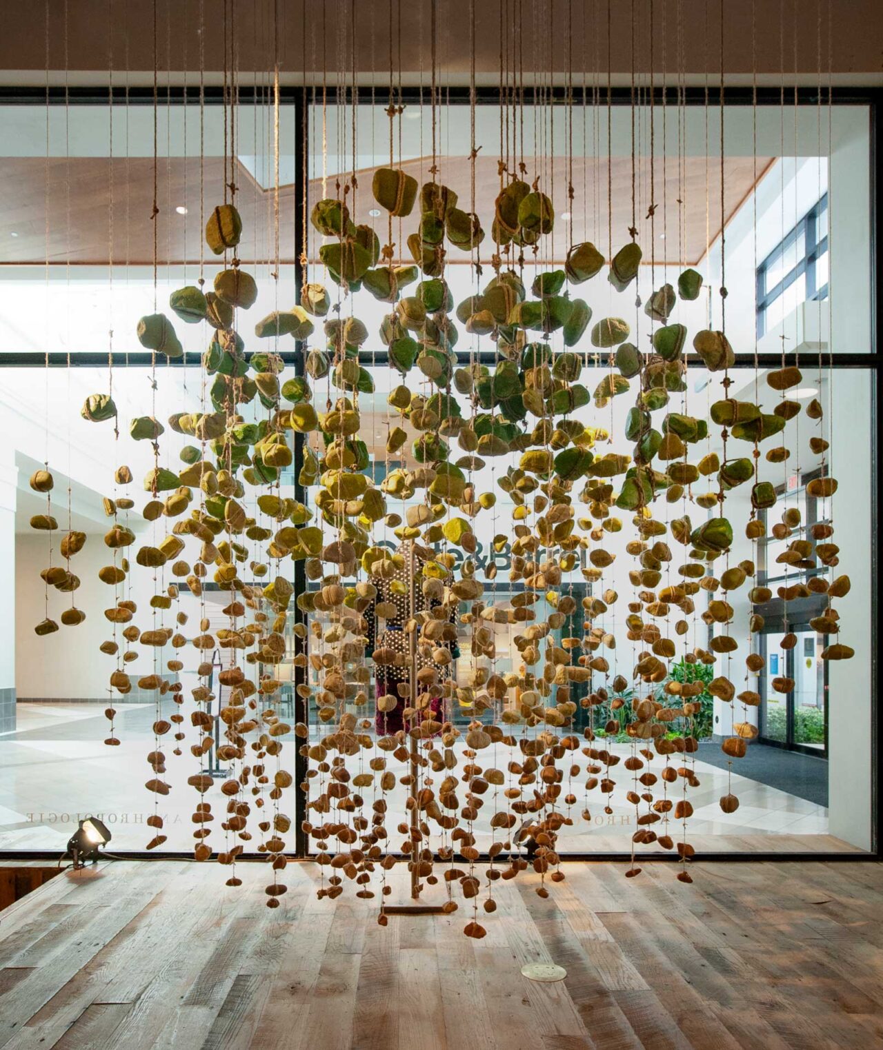Suspended Rocks Suspended Rock Installation Art